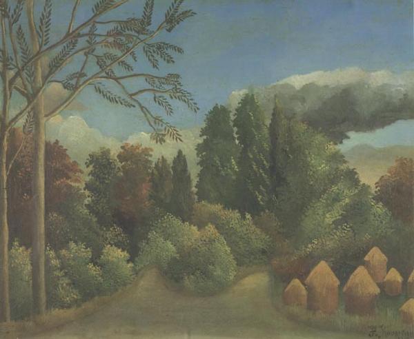 Henri Rousseau The Haystacks Germany oil painting art